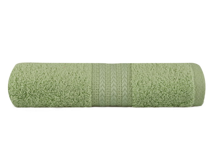 Mijölnir Toalla de manos de algodón 100% verde, 50x90 cm, 500 gr/m²